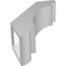 Ekena Millwork 3 1/2-in. W x 10-in. D x 14-in. H Olympic Architectural Grade PVC Knee Brace BRCP035X10X14OLY - alternate 6